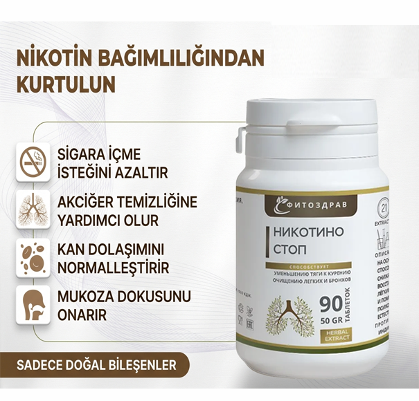 Doğal Sigara Bırakma ve Akciğer Temizleme Destekleyici