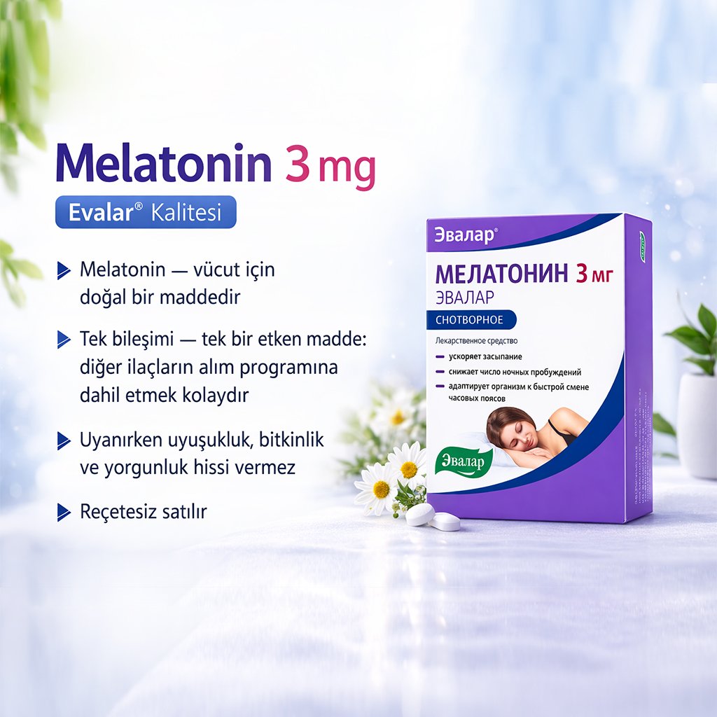 Evalar Yetişkin Melatonin 2