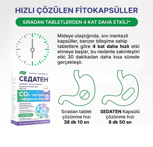 Sedaten Kapsül Stres ve Uyku 2